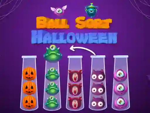 Joc Ball Sort Halloween on-line