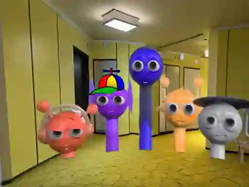 Joc Sprunki Backroom Terrors Skibidi Toilet on-line