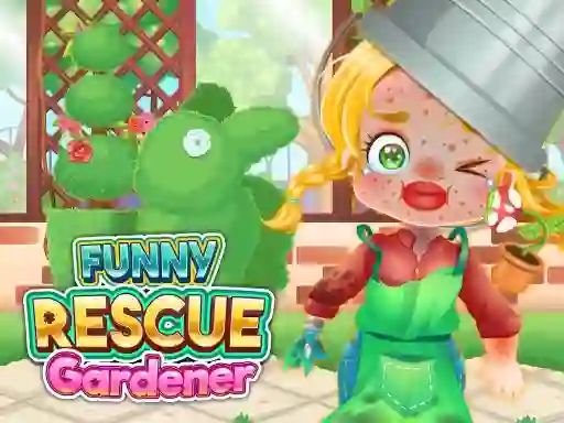 Joc Funny Rescue Gardener on-line