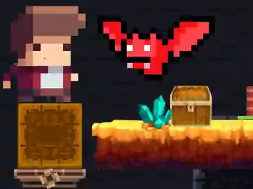 Joc Tiny Man and Red Bat on-line