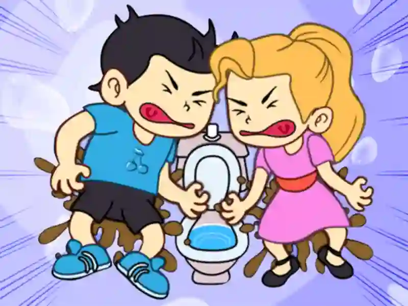 Joc Toilet Rush Race: Draw Puzzle on-line