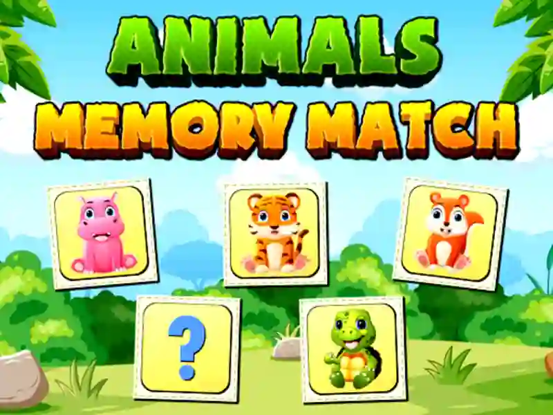 Joc Animals Memory Match on-line