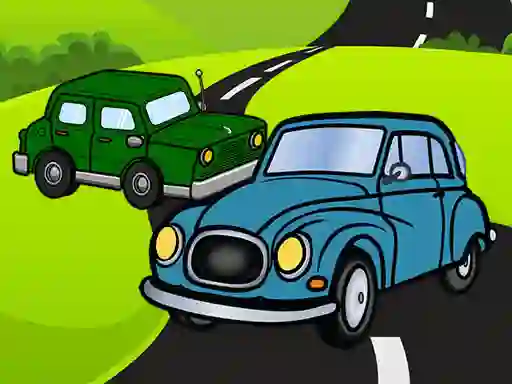 Joc Cartoon Car Jigsaw on-line