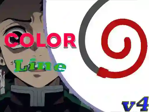 Joc coloring lines v4 on-line