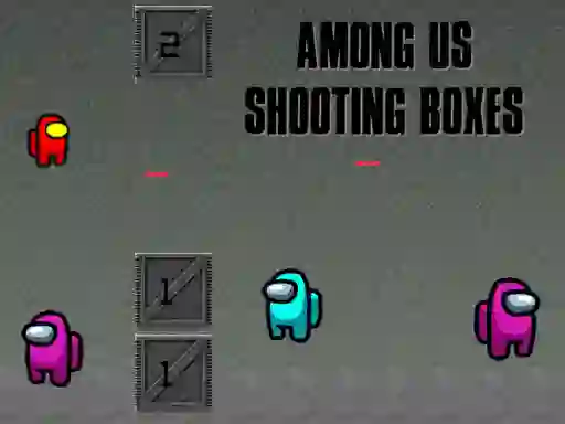 Joc Among Us Shooting Boxes on-line