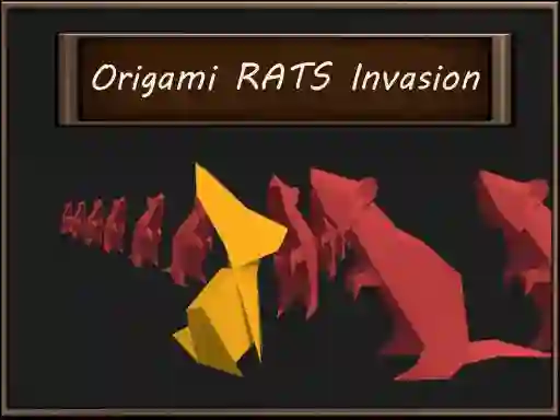 Joc Origami Rats Invasion on-line
