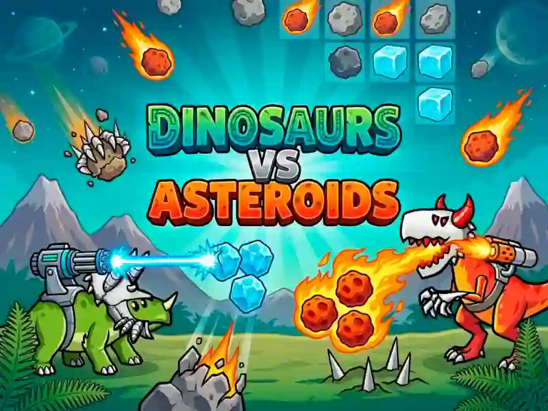 Joc Dinosaurs vs Asteroids on-line