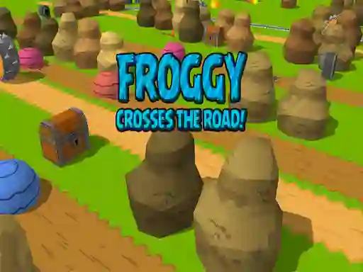 Joc Froggy Crosses The Road! on-line