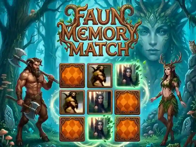 Joc Faun Memory Match on-line