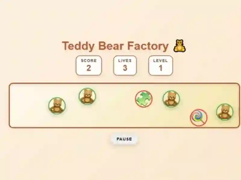 Joc Teddy Bear Factory on-line