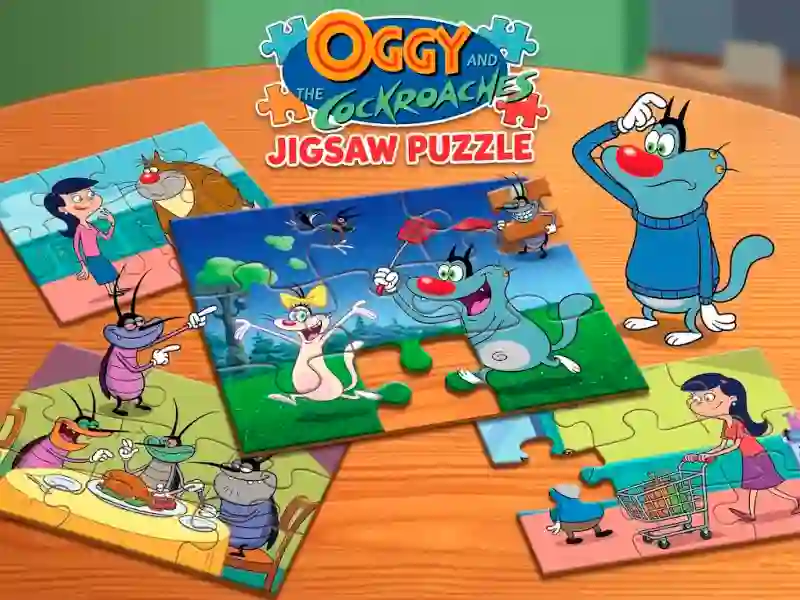Joc Oggy and the Cockroaches Jigsaw Puzzle on-line