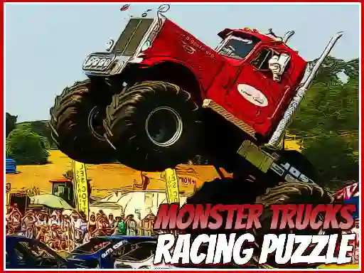 Joc Monster Trucks Racing Puzzle on-line