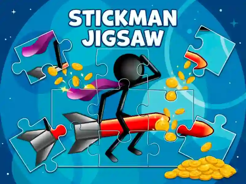 Joc Stickman Jigsaw on-line