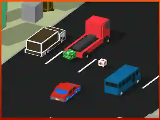 Joc Blocky Traffic Racer on-line
