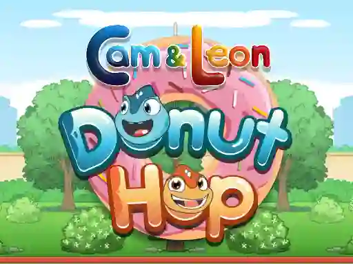 Joc Cam and Leon: Donut Hop on-line