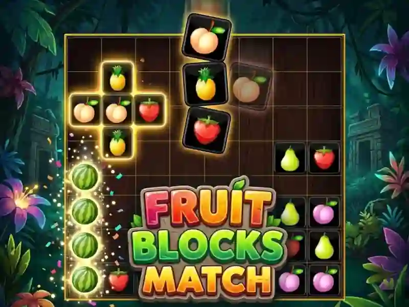 Joc Fruit Blocks Match on-line