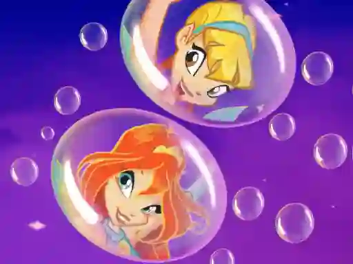 Joc Draw Winx Bubble Path on-line