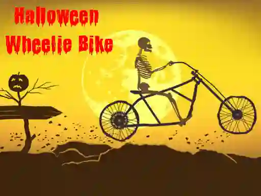 Joc Halloween Wheelie Bike on-line