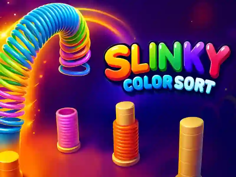 Joc Slinky Color Sort on-line
