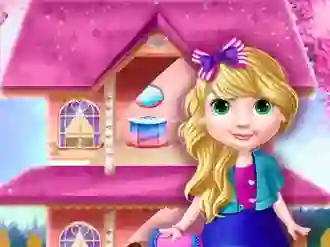 Joc Princess Doll House Decoration on-line