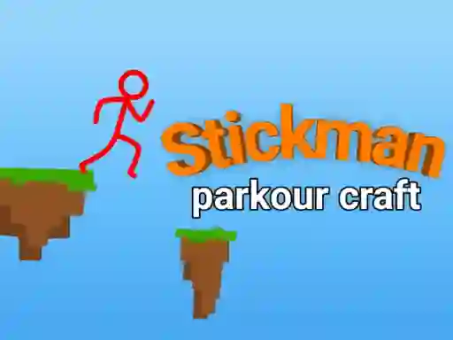 Joc Stickman parkour craft on-line