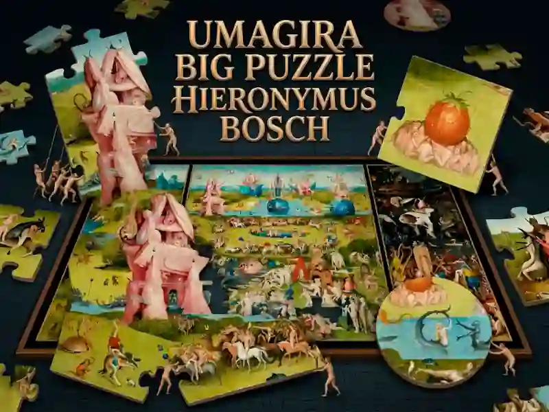 Joc Umaigra big Puzzle Hieronymus Bosch on-line