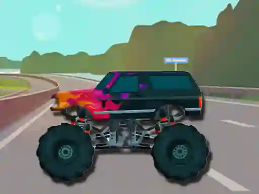 Joc Extreme Monster Trucks Memory on-line