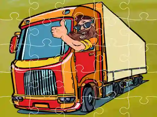 Joc Semi Trucks Jigsaw on-line