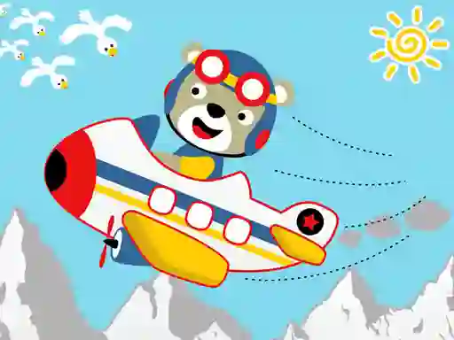 Joc Friendly Airplanes For Kids Coloring on-line