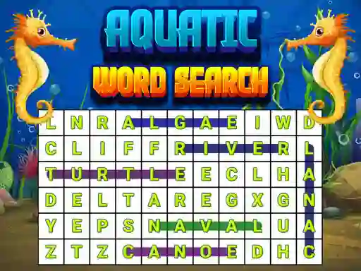 Joc Aquatic Word Search on-line