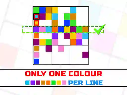 Joc Only one color per line on-line
