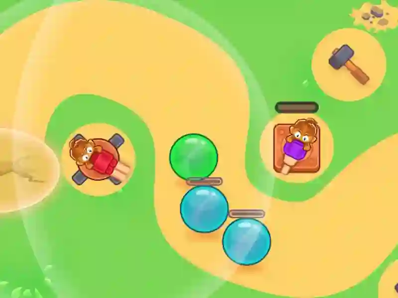 Joc Monkey Bubble Defense on-line
