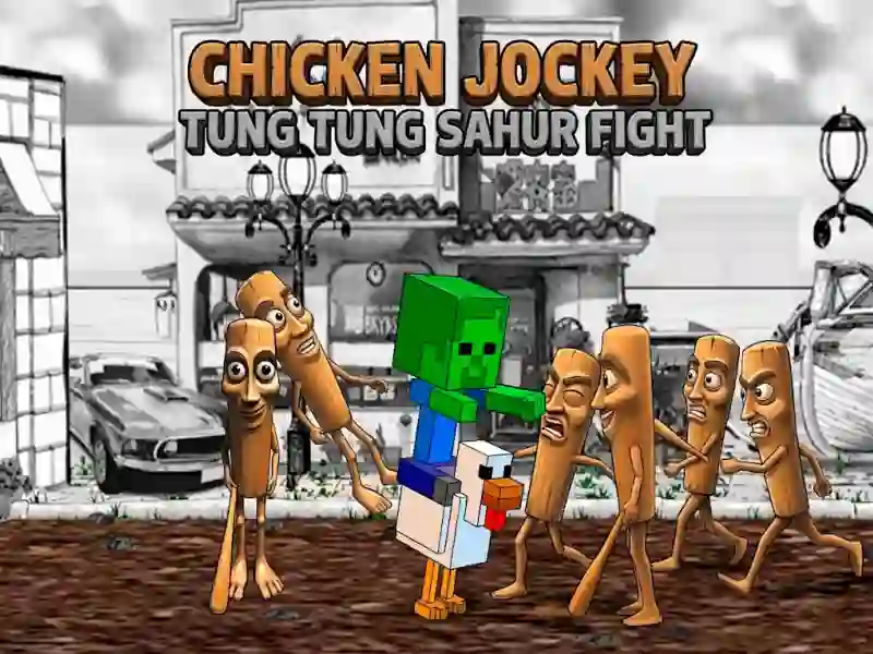 Joc Chicken Jockey Tung Tung Sahur Fight on-line