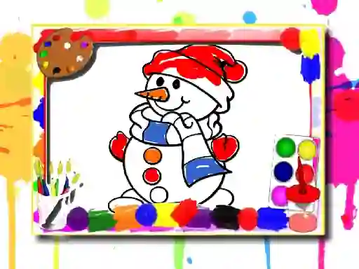 Joc Winter Coloring Book on-line