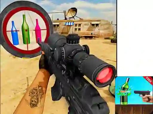 Joc Sniper Bottle Shooting on-line