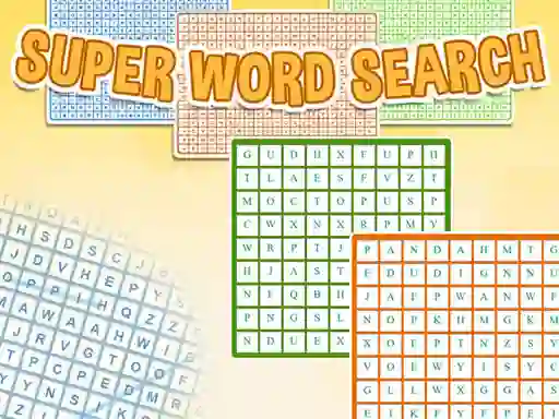 Joc Super Word Search on-line