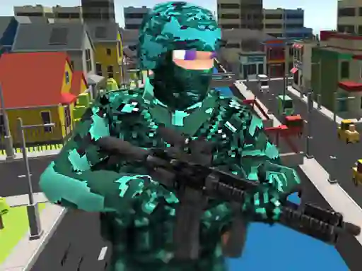 Joc Pixel Combat Multiplayer on-line