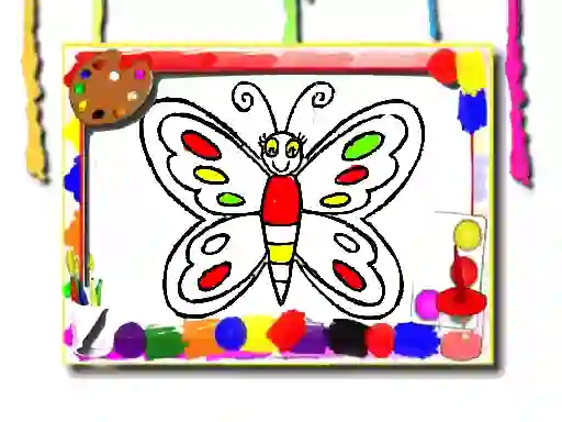 Joc Butterfly Coloring Book on-line
