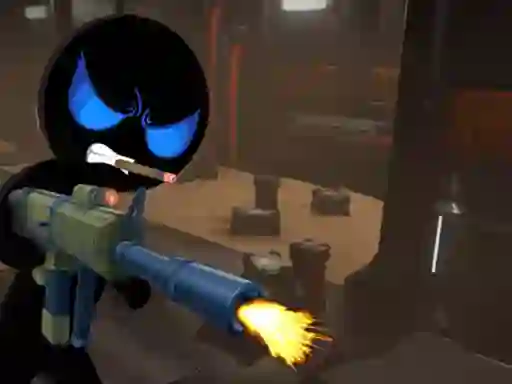 Joc Stickman Armed Assassin Cold Space on-line