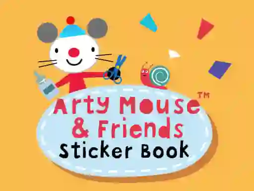 Joc Arty Mouse & Friends Sticker Book on-line