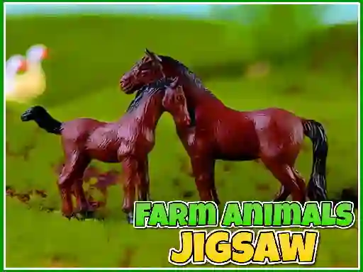 Joc Farm Animals Jigsaw on-line