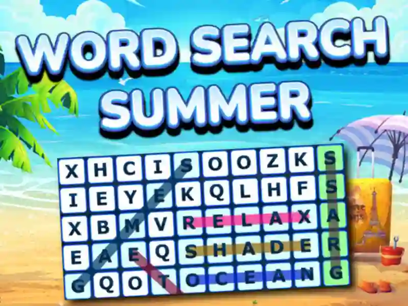 Joc Word Search Summer on-line