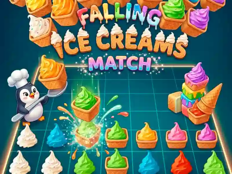 Joc Falling Ice Creams Match on-line