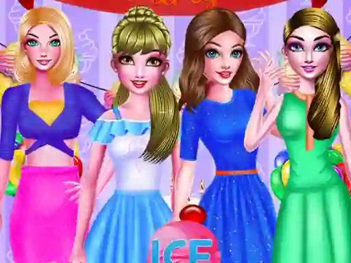 Joc Ice Cream Birthday Party on-line