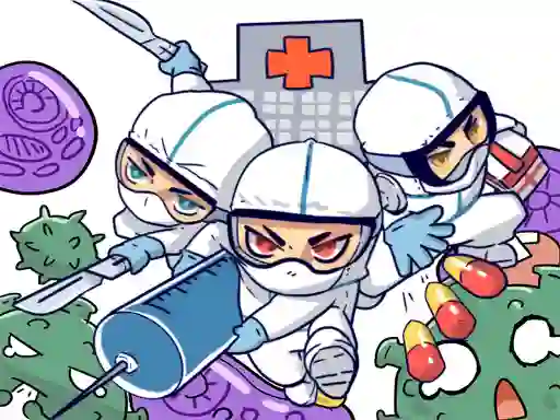 Joc Against Coronavirus Puzzle on-line