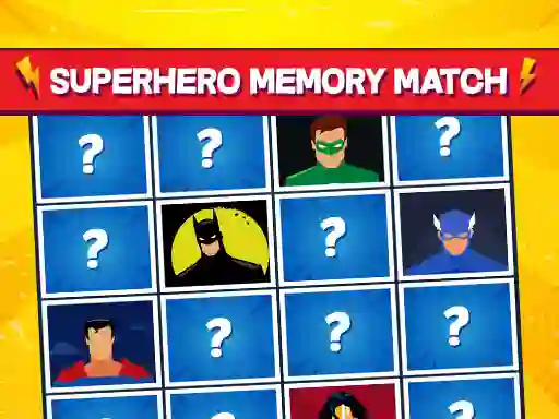 Joc Superhero Memory Match on-line