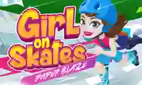 Joc Girl on Skates Paper Blaze on-line