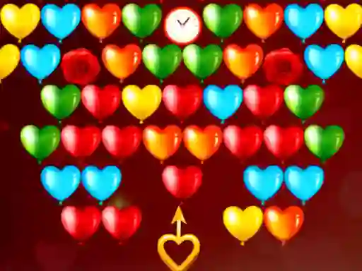 Joc Bubble Shooter Valentines on-line