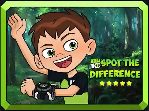 Joc Ben 10 Spot the Difference on-line