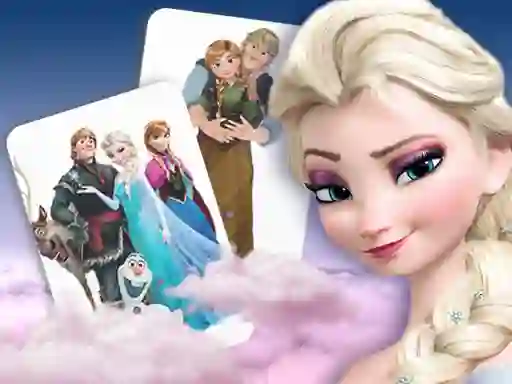 Joc Frozen Memory Card Match on-line